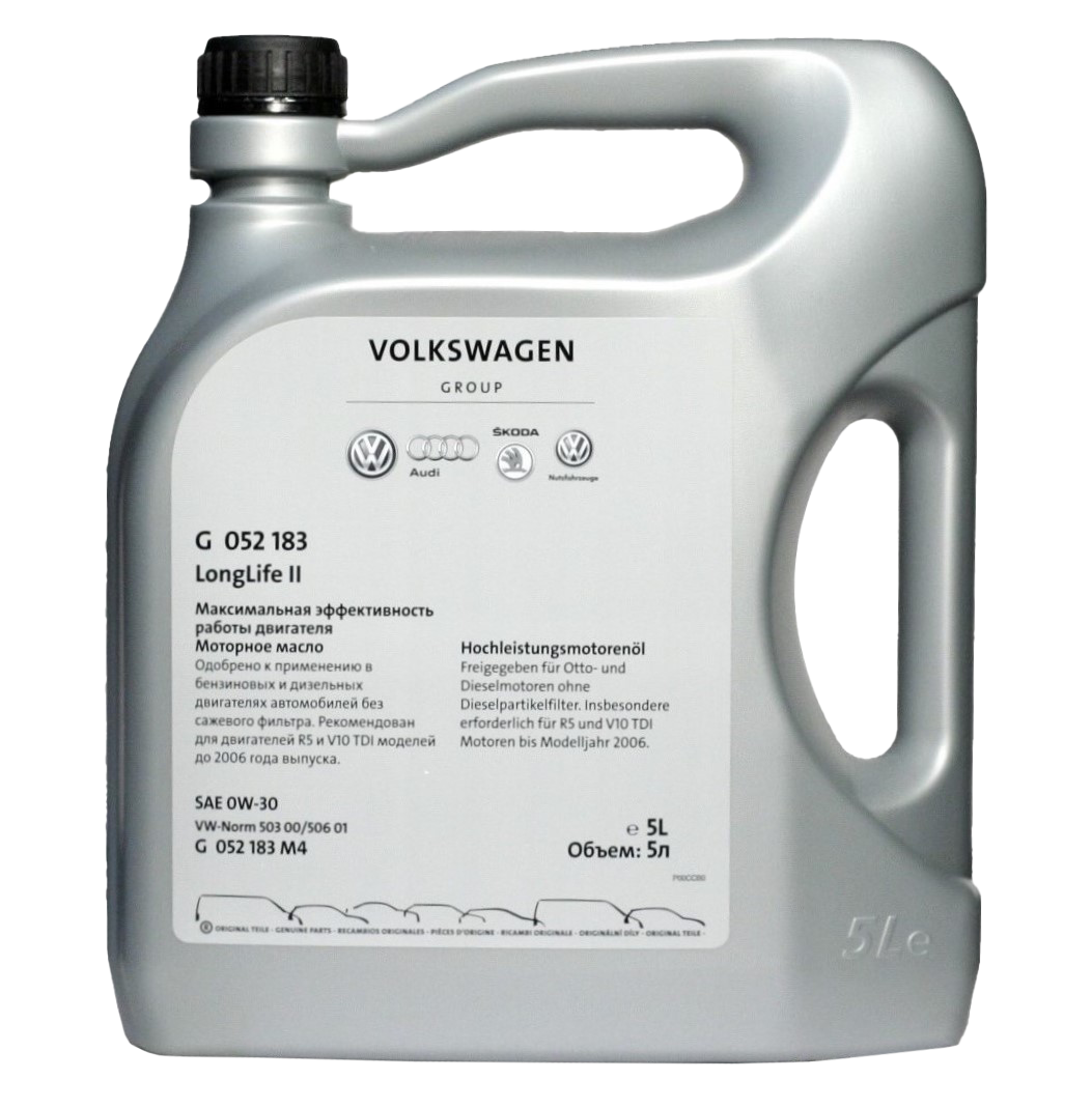 Моторное масло VAG Longlife II 0W-30, 5л